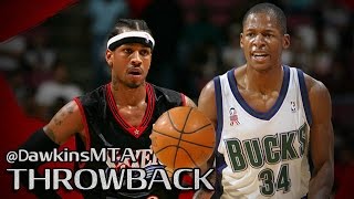 Allen Iverson vs Ray Allen Full Highlights 2001 ECF G6 76ers at Bucks  87 Pts Between Them!