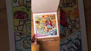Which season is your 💛 to color? #cozycoloring #komfikat #adultcoloringbook