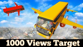 🚌 FLYING BUS DRIVING SIMULATOR 2020 NEW GAME TECNO SALAH screenshot 5