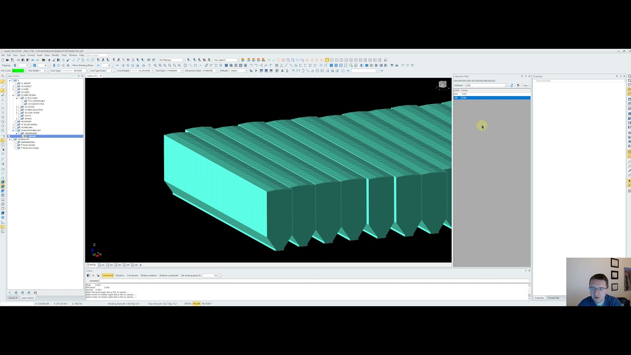 SubLevel Caving Ring Selection Using Deswik CAD
