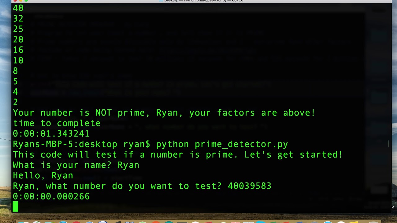 Prime Time for Python - YouTube