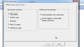 APA Tutorial: Starting a new paper with Word 2007