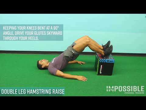 Double Leg Hamstring Raise on Bench/Box