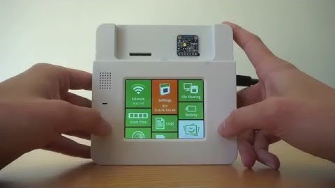 I2C Sensor Test with Kinoma Create