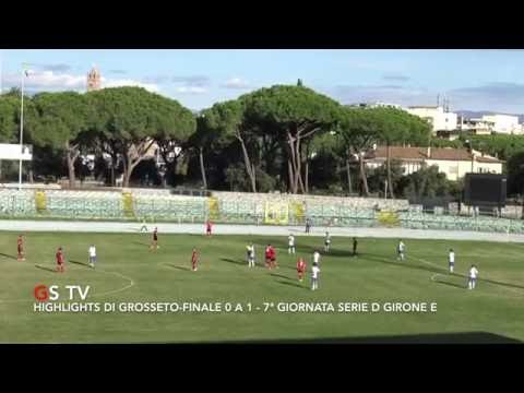 Gs Tv - highlights di Grosseto-Finale 0 a 1 - 7ª giornata Serie D girone E