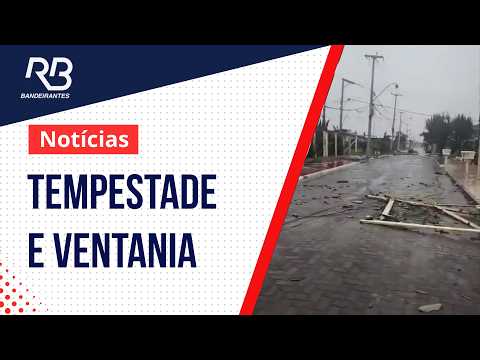 Porto Alegre registra vento de 106 km/h e aulas são suspensas