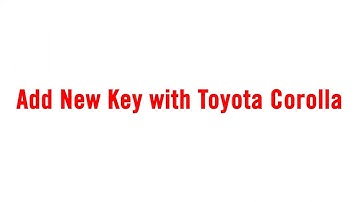 Autel IM608 Adds 2017-2018 Toyota Corolla Smart Key