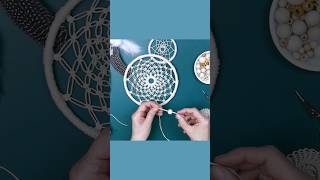 DIY Square Knot Dream Catcher EASY #macrame 🕸️