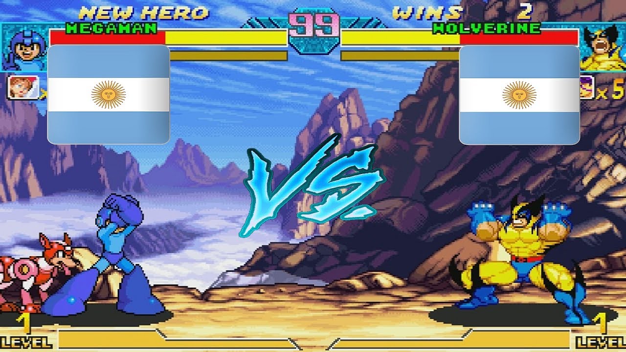 Marvel vs Capcom - Megaman X vs MegaMustafa
