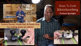 Festool Router, Guide Rail & Guide Stop
In this Product Spotlight, Steve takes a look at how to set up the Festool Router, Guide Rail, and Guide Stop to cut rabbets and dados.
Music...
How It Begins, Welcome To The Show, Feelin Good, Hackbeat,” & Hustle all written and performed by Kevin MacLeod (incompetech.com)
Licensed under Creative Commons: By Attribution 3.0
http://creativecommons.org/licenses/by/3.0/ Festool Router, Guide Rail & Guide Stop