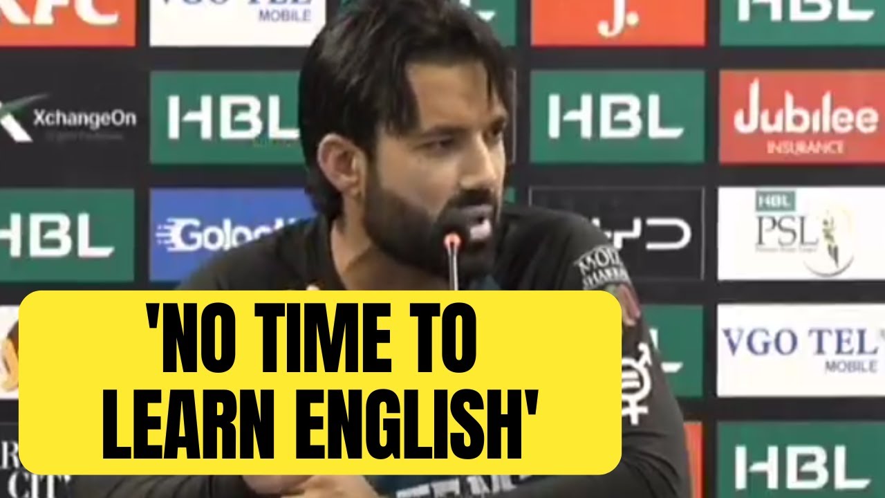 Mohammad Rizwan's EPIC meltdown on being trolled for his English - I'm cricketer, not professor