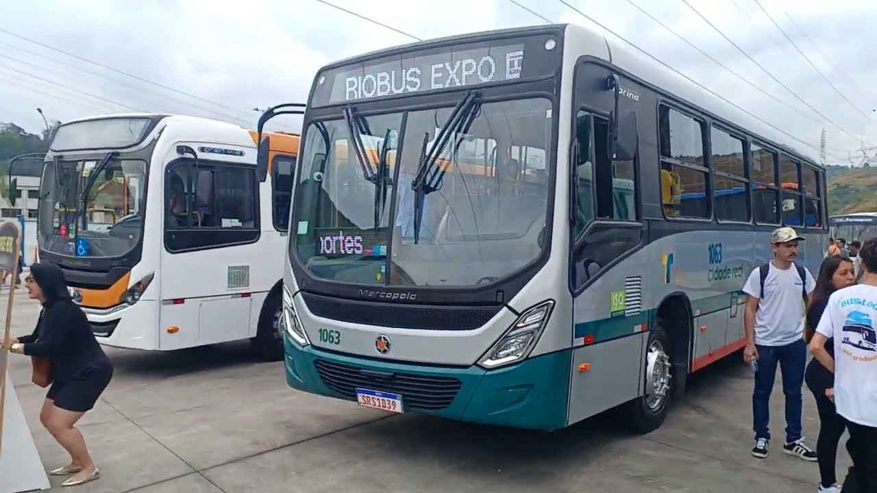 Cidade Real - Marcopolo Torino S Euro 6 n° 1063 na RioBus Expo em Xerem - Duque de Caxias RJ