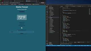 Weather App built with React