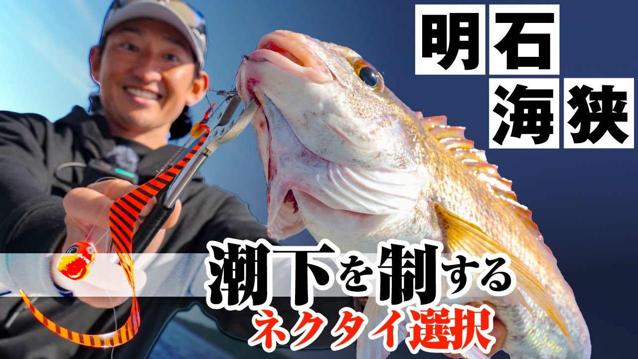 【タイラバ】明石海峡のアフター真鯛、エキスパートのネクタイ選択 / 田邊義雄 / #ジャッカル #ビンソルチャンネル #タイラバ