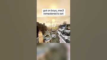 mw3 remastered is everything we wanted #cod #mw3 #mw2 #trickshot #trickshots #nostalgia #fyp