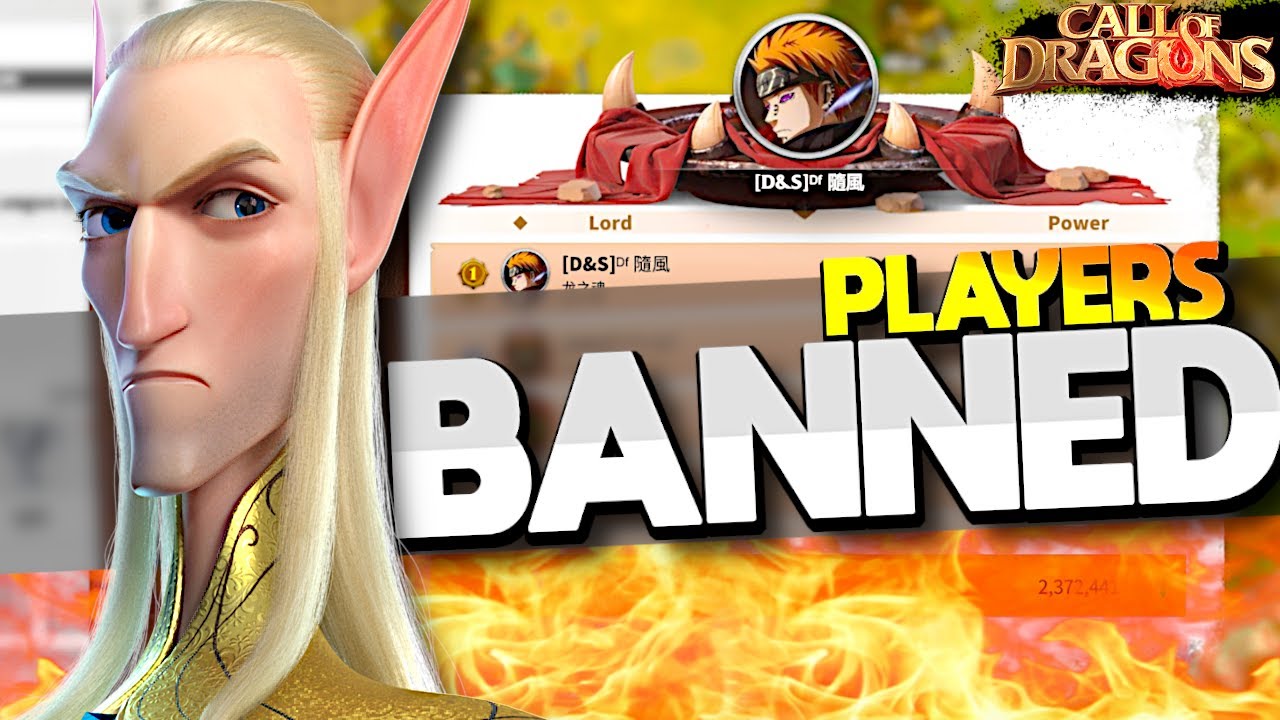 MASSIVE CHEATING SCANDAL Rocks Call of Dragons - 65 Players BANNED