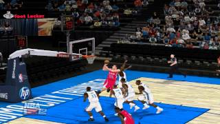 Nba 2K12 - Serge Ibakas Block On Blake Griffin
