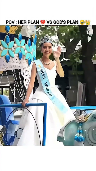 'From Miss Universe dreams to Miss World glory! 🌟🏆 Suchata Chuangsri's divine plan shift! 🙏'