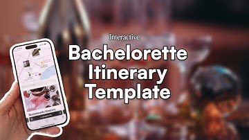 How to make a bachelorette itinerary & trip planner