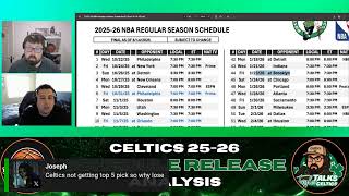 Breaking Down The Celtics' 25-26 NBA Schedule Release