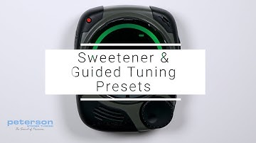 StroboPLUS HDC Tuner Video Instructional Manual - 12 Sweetener & Guided Tuning Presets