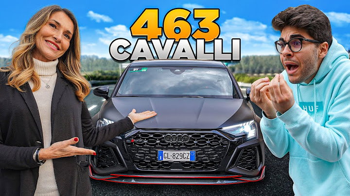 QUESTA è PAZZA... MIA MAMMA GUIDA la MIA NUOVA AUTO da 463 CAVALLI 🥲