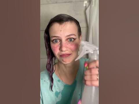 Блестящие ухоженные волосы дома с яблочным уксусом! Результат сразу💜 # ...