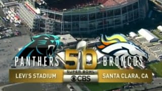 SUPERBOWL 50 Panthers vs Broncos CBS intro