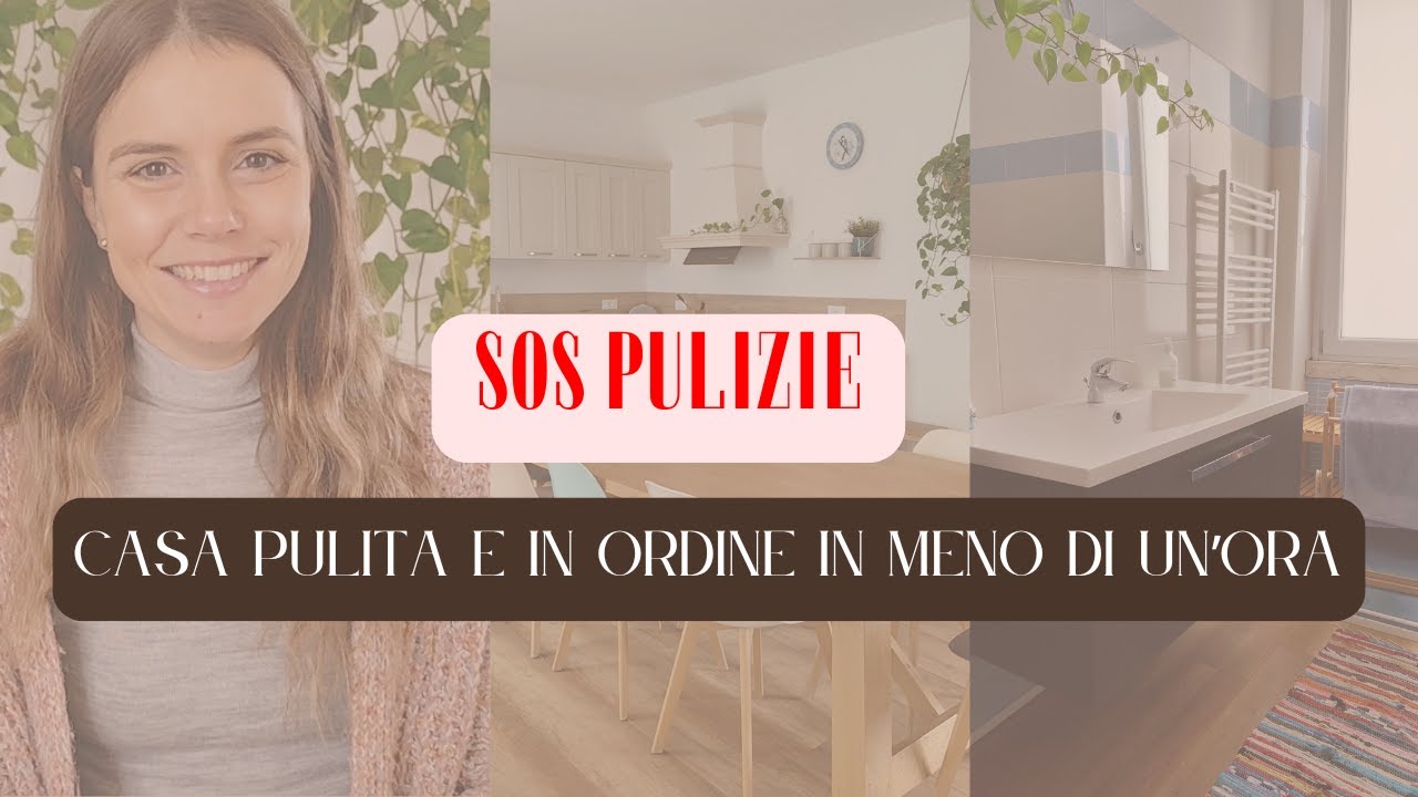 Video motivazionale: casa pulita e in ordine in 45 minuti! Facile, veloce, zero stress.
