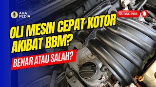 Oli Mesin Cepat Kotor Gara-gara BBM Ron Rendah pada Mesin Kompresi Tinggi, Betulkah?