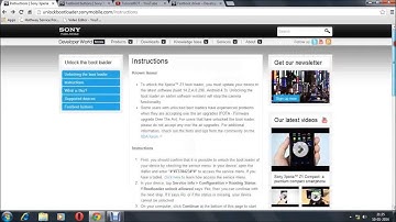 How to unlock bootloader of Sony Xperia devices