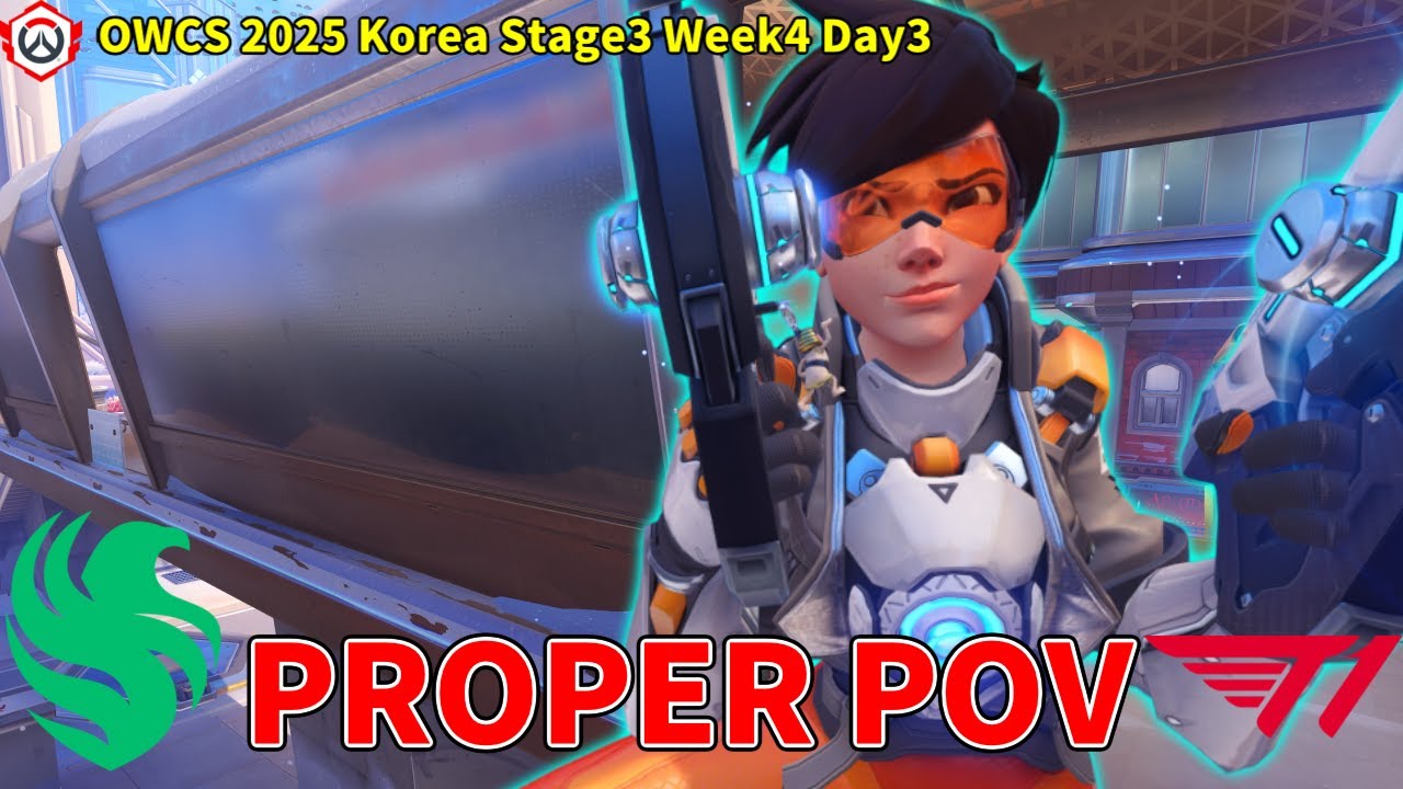 【Proper POV】Team Falcons vs T1 OWCS 2025 Korea Stage 3 Week4 Day3【Overwatch 2】