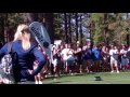 Stephen Curry tees off at 7th hole,  2017 Lake Tahoe American Century golf event