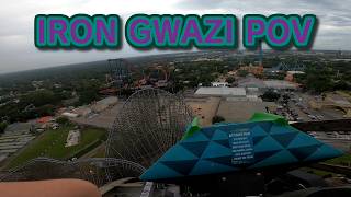 Iron Gwazi Front Row POV - Busch Gardens Tampa Bay