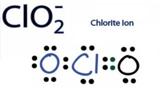 ClO2- Lewis Structure - How to Draw the Lewis Structure for ClO2- (Chlorite Ion)