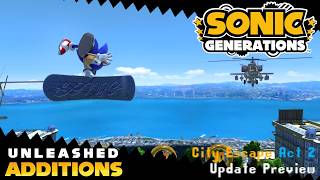 Sonic Generations - Unleashed Additions - City Escape Update Preview