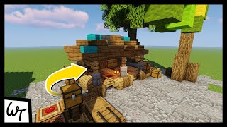 Medieval Market Stall - Minecraft Tutorial