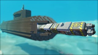 I Built a Torpedo Launching Submarine! (Scrap Mechanic Gameplay)