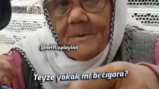 Teyze Yakak Mı Sigara - Yahh Amk