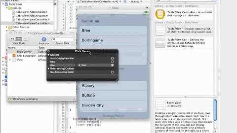 iPhone SDK: Using the UITableView Class