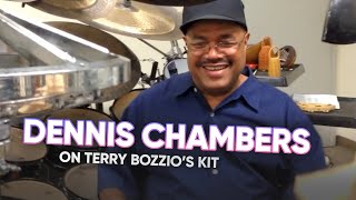 Dennis Chambers plays on Terry Bozzio's kit (Repost)