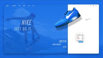 Beautiful Nike Web Design Concept With Flutter | FUI EP01