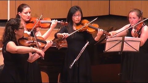 Grieg String Quartet No 1 in G minor - Edvard Grieg - The Academy of Chamber Music Performance