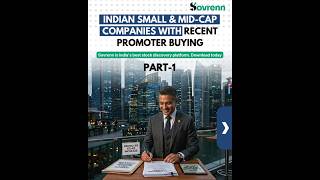 Indian Small &amp; Mid Cap Companies with Recent Promoter Buying