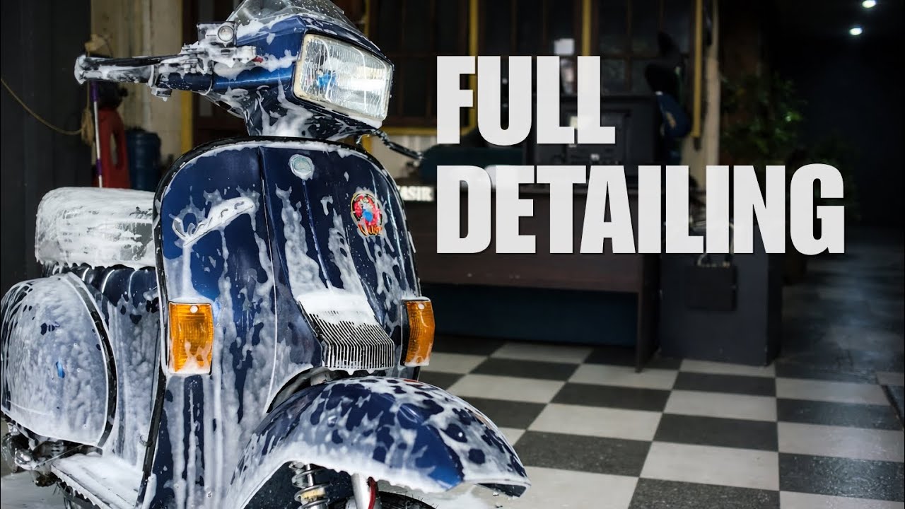 2003 Vespa Excel | Full Detailing & Polishing