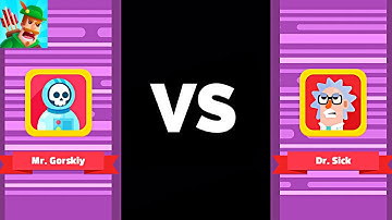 Bowmasters Gameplay! - Mr. Gorskiy VS Dr. Sick!
