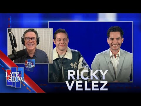 Ricky velez and pete davidson take over stephen’s late show