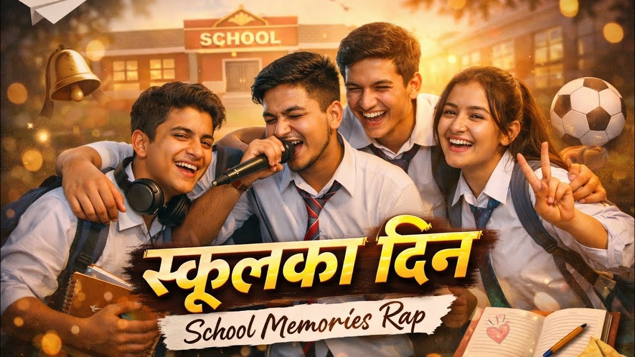 स्कूलका दिन @popmix-1– Nepali School Memories Rap Song | Emotional Friendship Rap