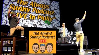 THE GANG&#39;s entrance at THE MET PHILADELPHIA for THE ALWAYS SUNNY Podcast &quot;LIVE IN PHILLY&quot; (9/18/22)