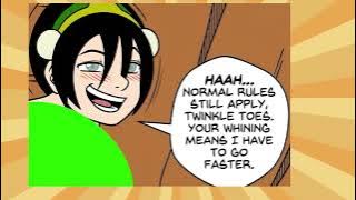 💥Toph teaches Aang Earthbending Techniques | Avatar Comic Dub